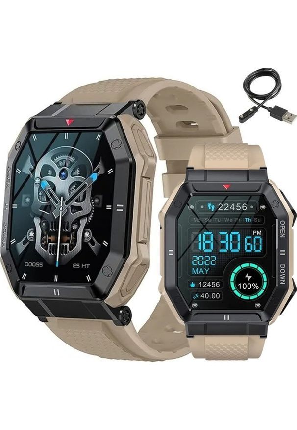 Smartwatch ZeeTech K55 Szary. Rodzaj zegarka: smartwatch. Kolor: szary