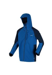 Britedale Regatta męska turystyczna kurtka z membraną LED. Kolor: niebieski. Materiał: poliester. Sport: turystyka piesza #1