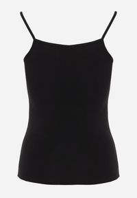 Renee - Czarny Bawełniany Top Bieliźniany z Koronką przy Dekolcie Berinda. Okazja: na co dzień. Kolor: czarny. Materiał: bawełna, koronka. Wzór: koronka. Sezon: lato. Styl: casual #4