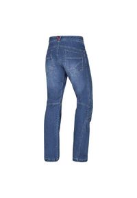 OCUN - Spodnie wspinaczkowe męskie Ocun Hurrikan Jeans. Kolor: niebieski. Materiał: jeans