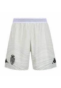 Kappa - Szorty AS Monaco Kombat Ryder Pro 2024/25. Kolor: szary. Sport: piłka nożna