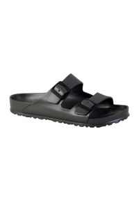 Klapki męskie Birkenstock Arizona Eva. Zapięcie: bez zapięcia. Kolor: szary. Materiał: syntetyk, materiał. Sport: turystyka piesza