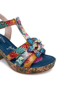 Laura Vita Sandały Nellao 30 Kolorowy. Materiał: skóra. Wzór: kolorowy #3