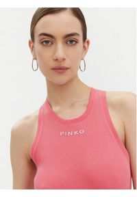 Pinko - PINKO Top 100822 A2C1 Różowy Regular Fit. Kolor: różowy. Materiał: bawełna #5