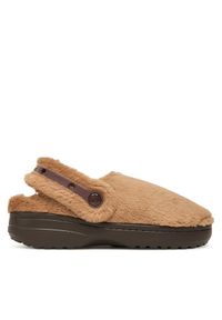 Crocs Kapcie Classic Unfurgettable Clog 211116 Brązowy. Kolor: brązowy. Materiał: materiał