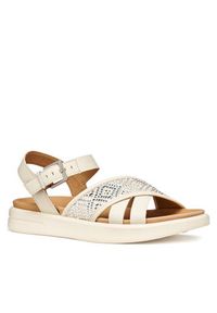 Geox Sandały D Xand 2S D65PAB 09B11 C1122 Écru. Materiał: skóra #3