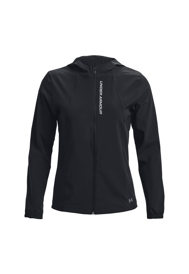 Kurtka do biegania damska Under Armour Outrun The Storm. Kolor: czarny. Sport: bieganie