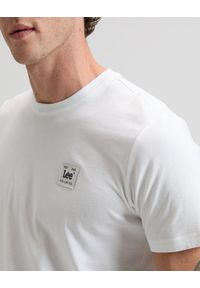 Lee - MĘSKA KOSZULKA LEE WOVEN LABEL TEE BRIGHT WHITE 112376540 #5
