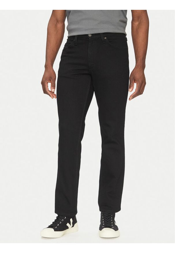 Mustang Jeansy Tramper 1006741 Czarny Straight Fit. Kolor: czarny
