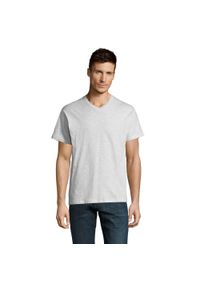 SOL'S - Koszulka Unisex Dla Dorosłych Victory Heather V Neck. Kolor: szary