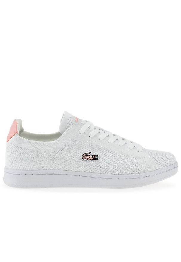 Buty Lacoste Carnaby Piquee 745SFA0021-B53 - białe. Okazja: na co dzień. Zapięcie: sznurówki. Kolor: biały. Materiał: tkanina, guma. Szerokość cholewki: normalna