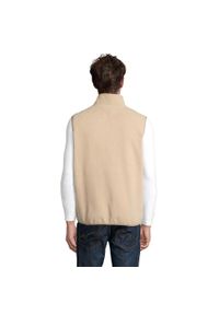 SOL'S - Ocieplacz Na Ciało Dla Dorosłych Unisex Factor Fleece Zapinany Na Zamek. Kolor: beżowy