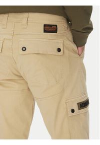 Aeronautica Militare Spodnie materiałowe 251PA1665CT3534 Beżowy Regular Fit. Kolor: beżowy. Materiał: bawełna