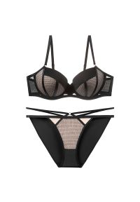 Intica - Komplet bielizny z eleganckim wzornictwem Luann. Kolor: wielokolorowy. Materiał: materiał, skóra #1