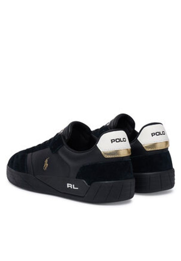 Polo Ralph Lauren Sneakersy 809P07526001 Czarny. Kolor: czarny. Materiał: skóra