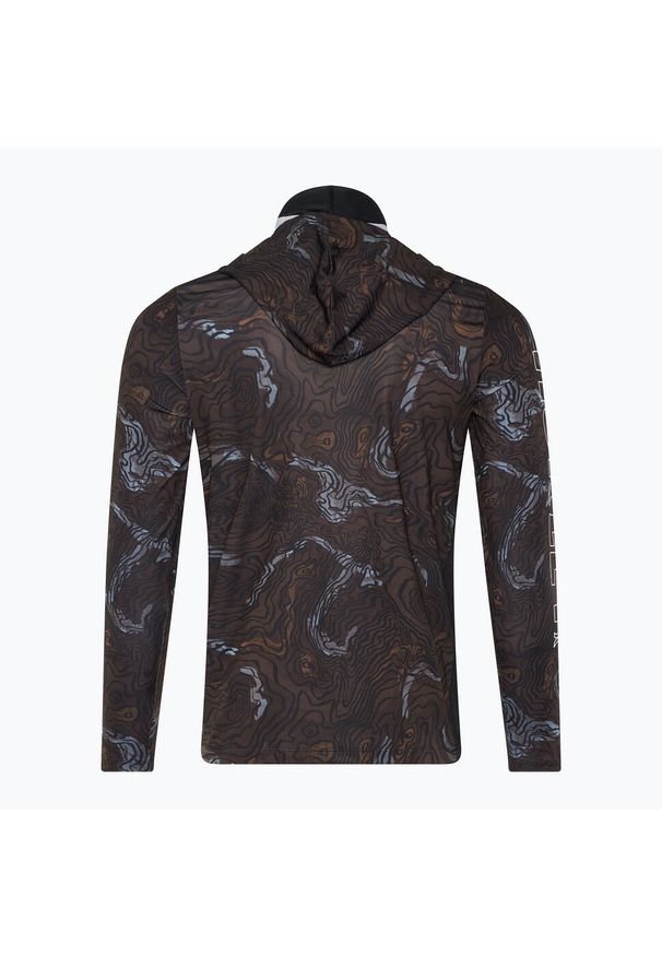 Longsleeve męski Hurley H2O-Dri Atticus Moab UPF Hood. Kolor: brązowy. Długość rękawa: długi rękaw