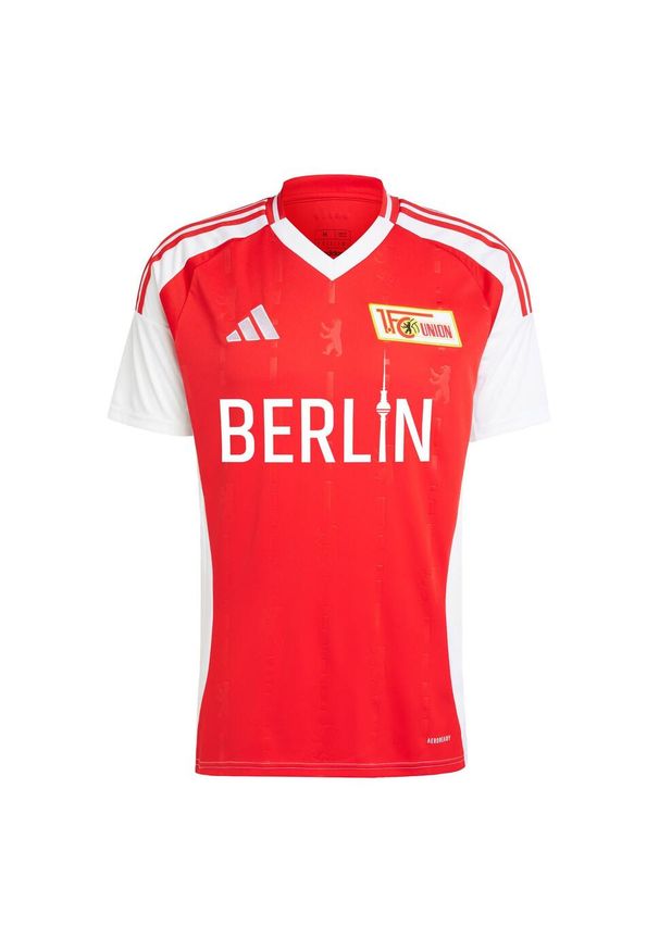Adidas - Koszulka 1. FC Union Berlin 24/25 Home. Kolor: biały, różowy, czerwony, wielokolorowy. Materiał: materiał