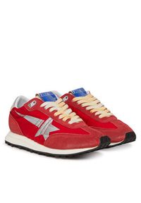 GOLDEN GOOSE Sneakersy Running Marathon M77 GWF00683.F005492.40399 Czerwony. Kolor: czerwony. Materiał: zamsz, skóra. Sport: bieganie #6
