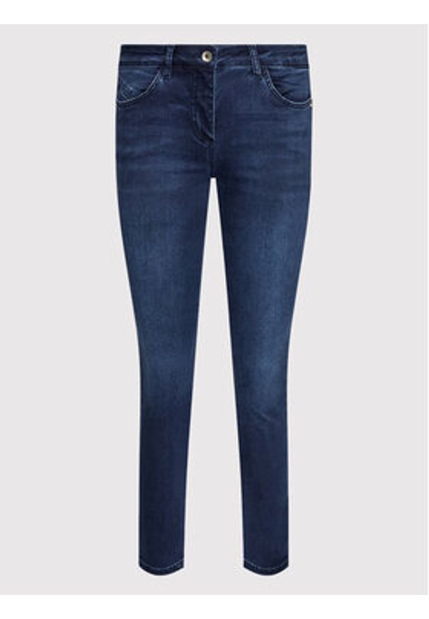 Patrizia Pepe Jeansy CP0509/D1HIB-C920 Granatowy Slim Fit. Kolor: niebieski