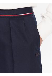Lacoste Spodnie materiałowe HF5307 Granatowy Relaxed Fit. Kolor: niebieski. Materiał: syntetyk #4