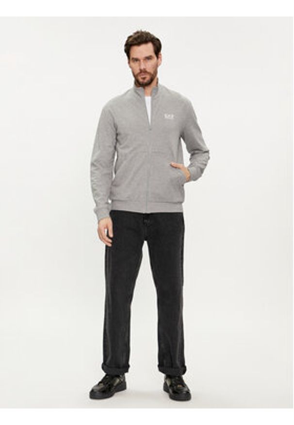 EA7 Emporio Armani Bluza 3DPM61 PJ05Z 3905 Szary Regular Fit. Kolor: szary. Materiał: bawełna
