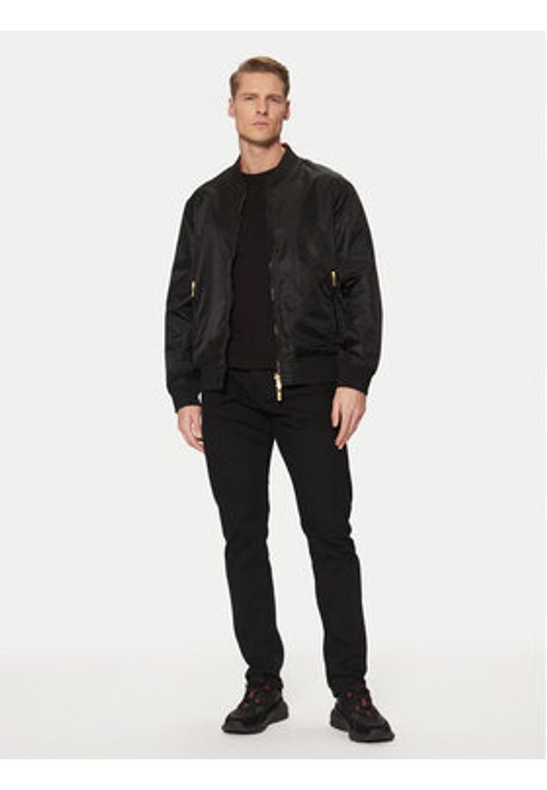 Armani Exchange Kurtka bomber XM000189 AF12011 MC057 Czarny Regular Fit. Kolor: czarny. Materiał: syntetyk
