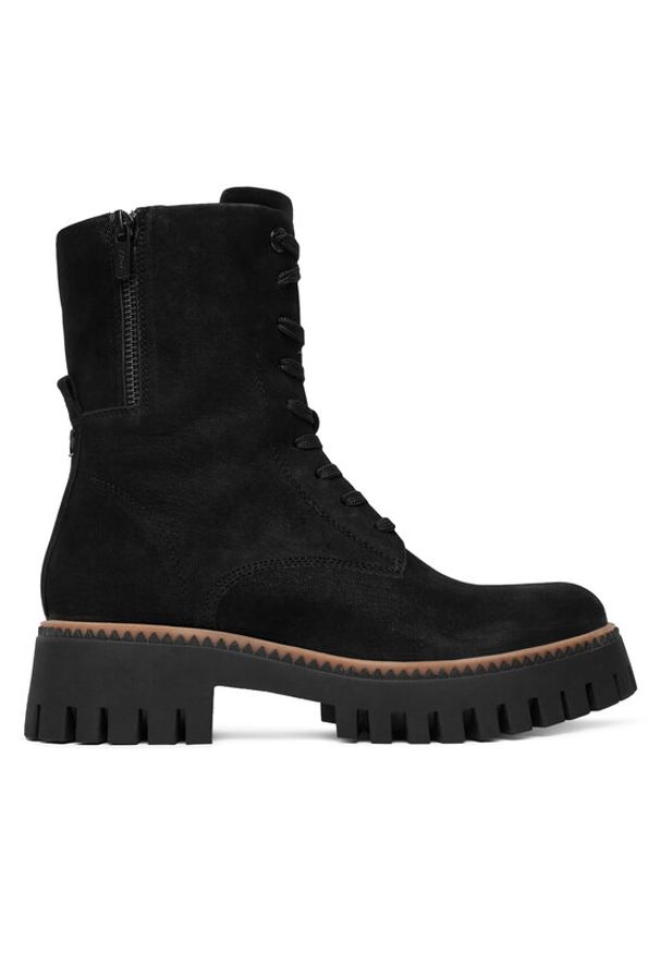 MEXX Trzewiki MX/009C-WI23 Czarny. Kolor: czarny. Materiał: skóra, nubuk