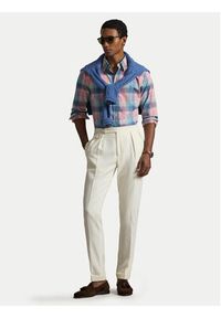 Polo Ralph Lauren Koszula 710P06020006 Różowy Custom Fit. Typ kołnierza: polo. Kolor: różowy. Materiał: bawełna #3