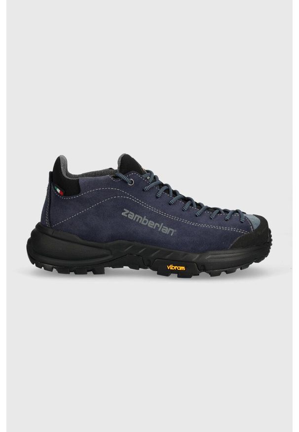 Zamberlan buty Free Blast Suede damskie kolor granatowy. Zapięcie: sznurówki. Kolor: niebieski. Materiał: materiał, skóra, zamsz, guma. Szerokość cholewki: normalna