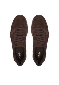 Clarks Sneakersy Sharpham Lace 26327296 Brązowy. Kolor: brązowy. Materiał: skóra, zamsz #6