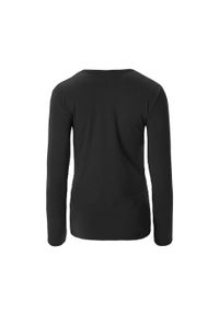 IQ - T-Shirt Z Długim Rękawem Damski Trening Milky. Kolor: czarny. Długość rękawa: długi rękaw. Długość: długie. Sport: fitness