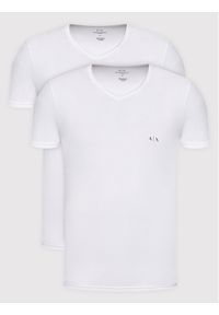 Armani Exchange Komplet t-shirtów 956004 CC282 04710 Biały Regular Fit. Kolor: biały. Materiał: bawełna #1