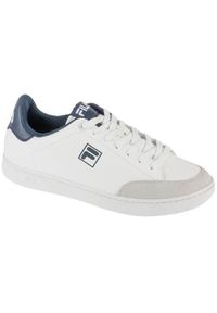 Buty do chodzenia męskie Fila Courtbay. Kolor: biały, wielokolorowy, niebieski. Materiał: guma, materiał, tkanina, syntetyk. Sport: turystyka piesza