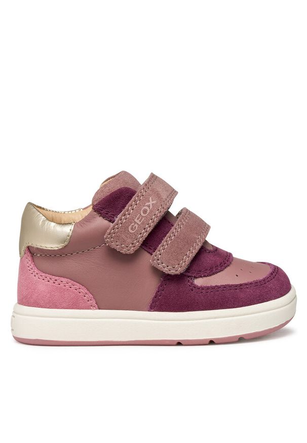 Sneakersy Geox. Kolor: różowy