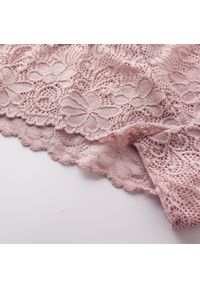 Intica - Koronkowe majtki brazylijskie z kokardką Boksoon. Kolor: fioletowy. Materiał: koronka. Wzór: koronka #3