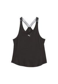 Puma - Koszulka treningowa damska PUMA Strong Tank. Kolor: czarny. Materiał: materiał