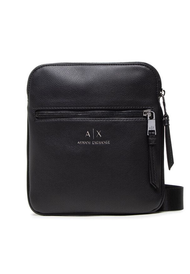 Armani Exchange Saszetka 952391 CC830 00020 Czarny. Kolor: czarny. Materiał: skóra