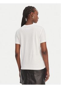 Versace Jeans Couture T-Shirt 80HAHE02 CJ00E Biały Regular Fit. Kolor: biały. Materiał: bawełna #5