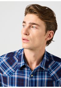 Wrangler - MESKA KOSZULA WRANGLER SS WESTERN SHIRT FLAMINGO INDIGO 112362947 #5