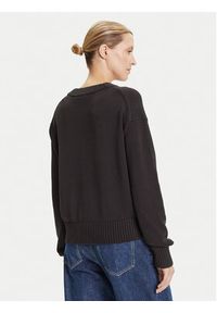 Calvin Klein Jeans Sweter LV047D352G Czarny Regular Fit. Kolor: czarny. Materiał: bawełna #5