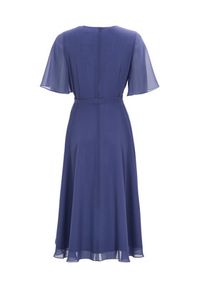 Swing Sukienka koktajlowa 5AI10200 Niebieski Regular Fit. Kolor: niebieski. Materiał: syntetyk. Styl: wizytowy #6