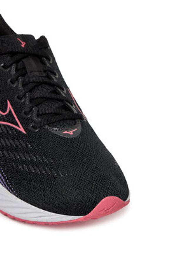 Mizuno Buty do biegania Enerzy Rider K1GC2416 Czarny. Kolor: czarny. Materiał: materiał
