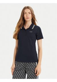 Guess Polo V5GP06 KCOK1 Granatowy Slim Fit. Typ kołnierza: polo. Kolor: niebieski. Materiał: bawełna