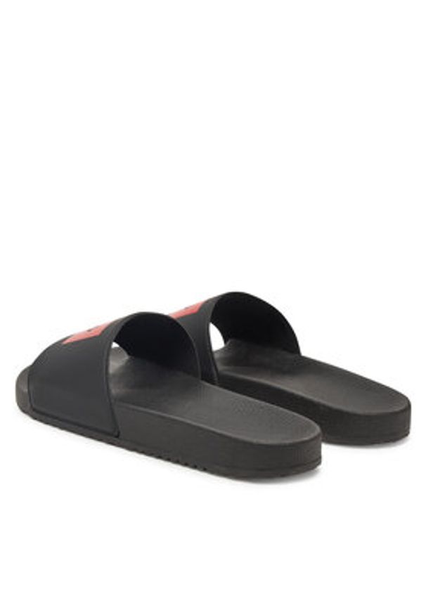 Hugo - HUGO Klapki Timein Slid 50548061 Czarny. Kolor: czarny. Materiał: syntetyk