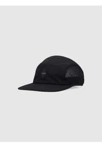 4f - 4F Czapka do biegania uniseks - czarna L/XL. Kolor: czarny. Materiał: materiał, syntetyk, włókno. Styl: sportowy #1