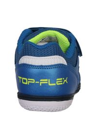 Buty piłkarskie Joma Top Flex In Jr TPJS2444INV niebieskie. Zapięcie: rzepy. Kolor: niebieski. Materiał: materiał, syntetyk, guma. Szerokość cholewki: normalna. Sport: piłka nożna #2