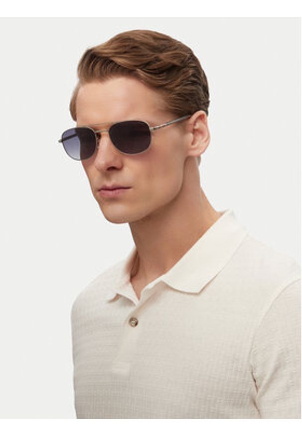 Hugo - HUGO Okulary przeciwsłoneczne 1375/S 208306 Srebrny. Kolor: srebrny