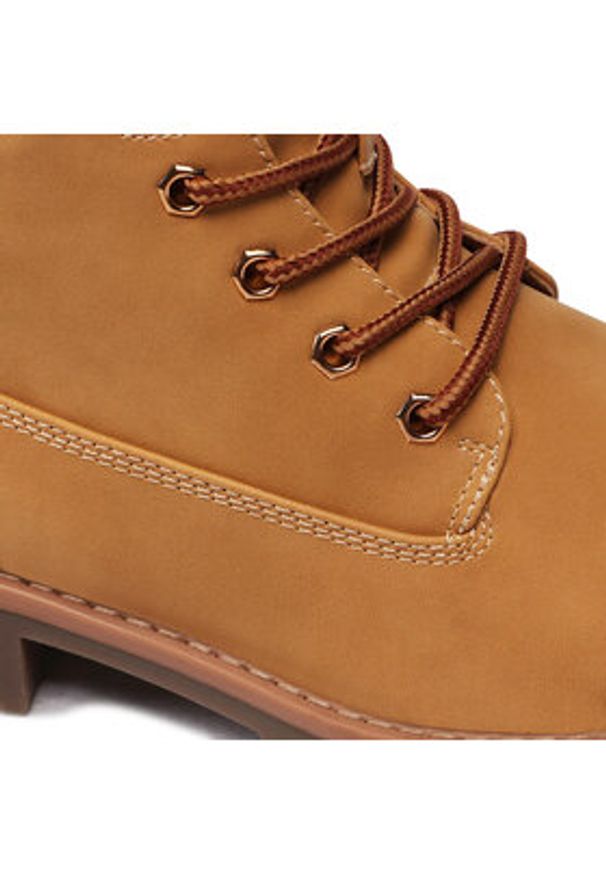 Jenny Fairy Trapery WS722-28H Brązowy. Kolor: brązowy. Materiał: skóra