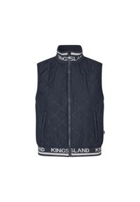 KINGSLAND - Damska kurtka bez rękawów Kingsland Noelle. Kolor: niebieski. Materiał: puch. Długość rękawa: bez rękawów #1