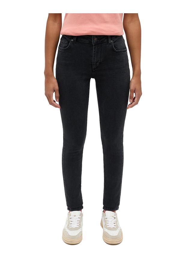 Damskie Spodnie Jeansowe Mustang Style Shelby Skinny Denim Black 1014341 4000 802
